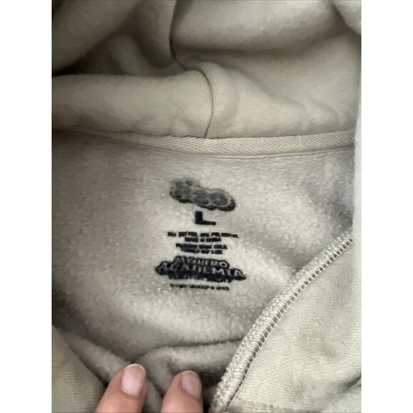 MY HERO ACADEMIA iiZO PULLOVER HOODIE Tan Size Large - Picture 4 of 7